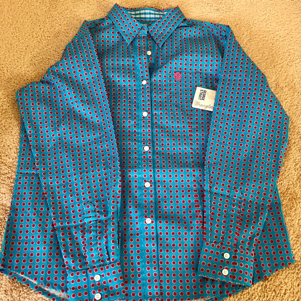 Women’s Wrangler George Strait Button Down Shirt